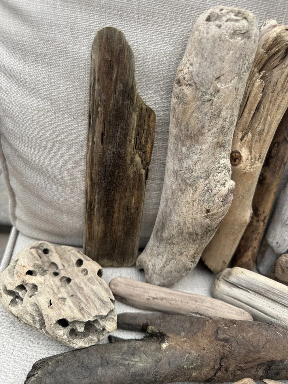 35 pcs (5lbs shipped) Natural Driftwood Pieces for decor, arts, crafts, projects